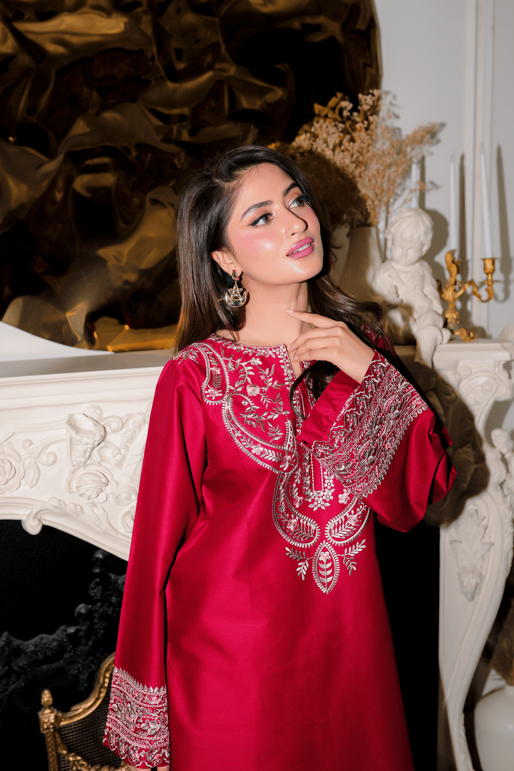 Naaz Embroidered Lawn 2PC Suit