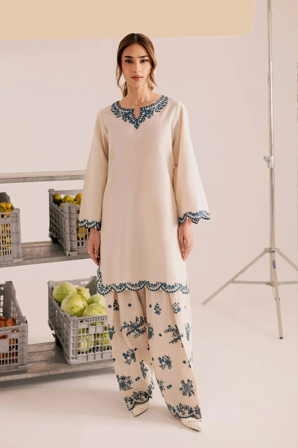 NOARA — Elaya Embroidered 2pice Suit